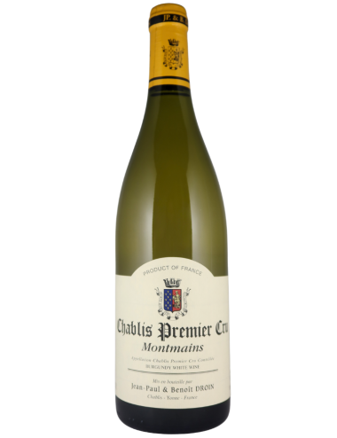 Vin Domaine Jean-Paul et Benoît Droin Chablis 1er cru Montmains 2021 Blanc