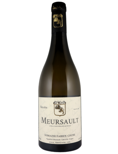Vin Domaine Fabien Coche Meursault 2022 Blanc Vin de Bourgogne