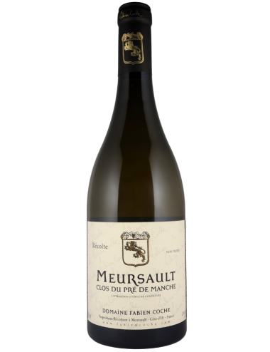 Vin Domaine Fabien Coche Meursault Clos du Pré de Manche 2021 Blanc