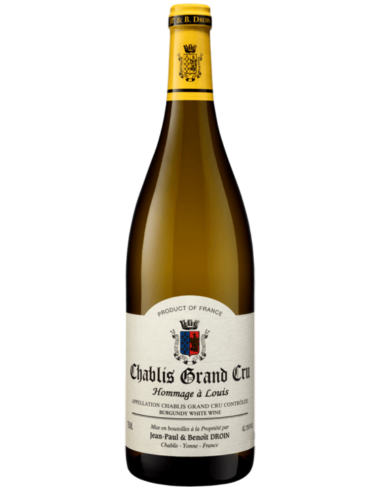 Vin Domaine Jean-Paul et Benoît Droin Grand Cru Hommage à Louis 2022 Blanc
