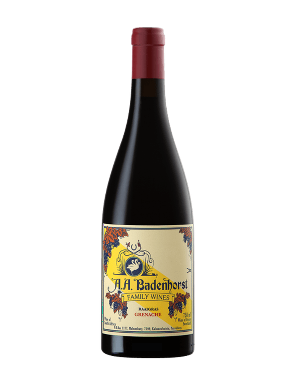 Raiaigras Grenache 2020 Single Vinyard - Badenhorst -Afrique Du Sud