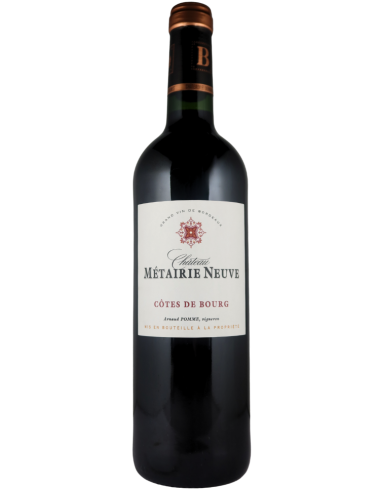 Wine Château Métairie Neuve Côtes-de-Bourg 2020 Red