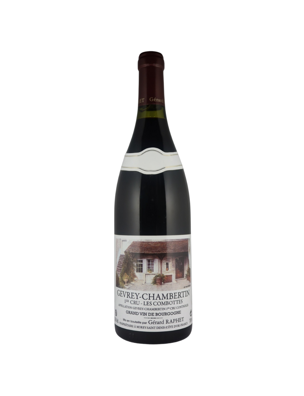Wine Domaine Gérard Raphet Gevrey-Chambertin 1er cru Les Combottes 2018 Red