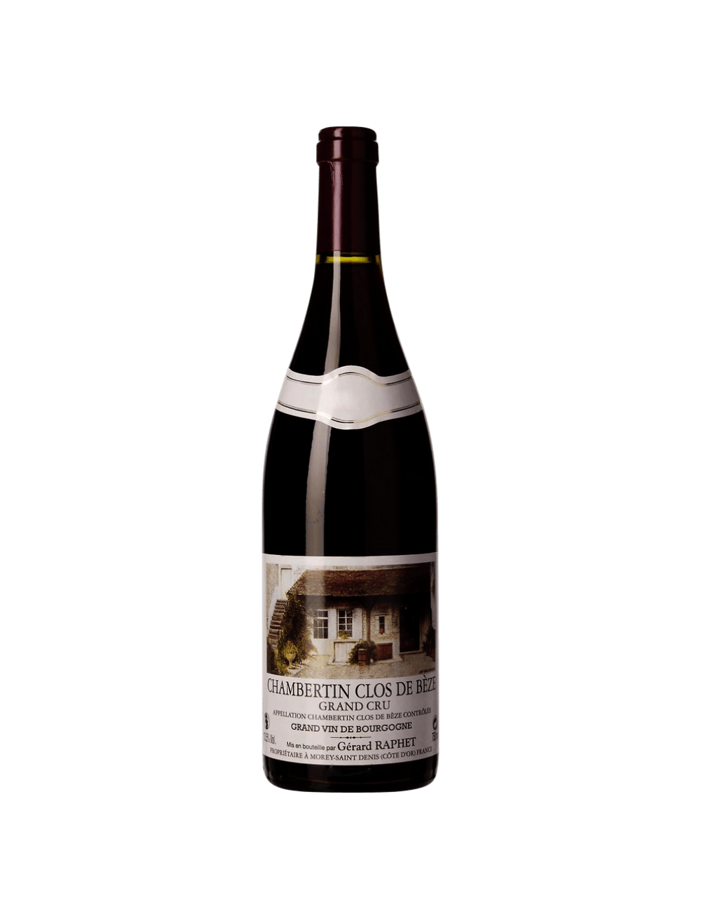 Wine Domaine Gérard Raphet Chambertin-Clos de Bèze Grand Cru 2021 Red