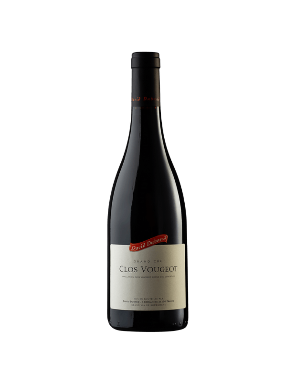 Wine Domaine David Duband Clos de Vougeot Grand Cru 2019 Red