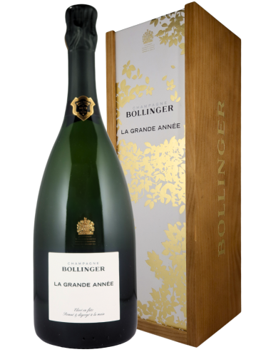 Wine Champagne Bollinger La Grande Année coffret 2015 White