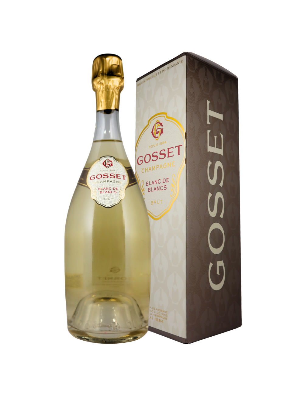 Champagne Gosset Blanc de Blancs avec etui