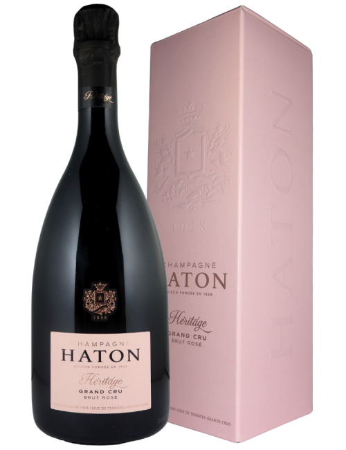 Wine Champagne Haton Rosé héritage avec étui   Champagne