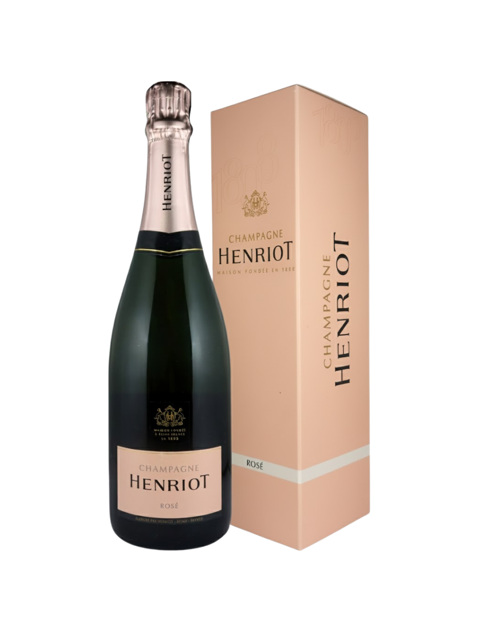 Champagne Henriot Brut Rose avec etui