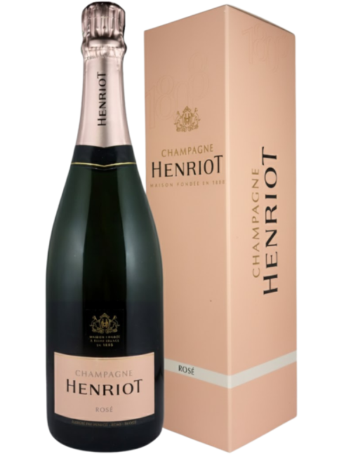 Champagne Henriot Brut Rose avec etui