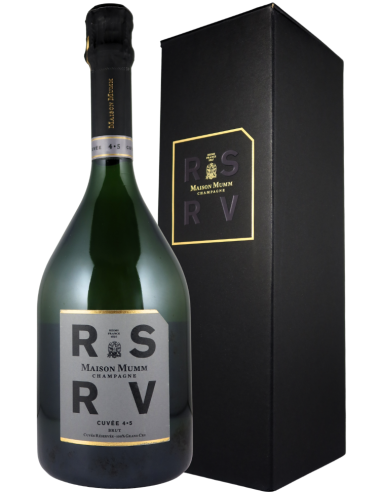 Wine Champagne Mumm RSRV Grand Cru 4.5 Brut étui  White