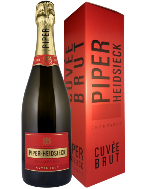 Wine Champagne Piper-Heidsieck Cuvée Brut Etui  White
