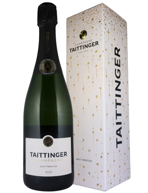 Wine Champagne Taittinger Brut Prestige Etui  White