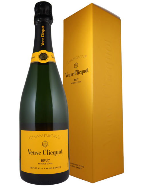 Wine Champagne Veuve Clicquot  Brut Réserve étui  White