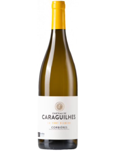 Wine Château de Caraguilhes Corbières La Font Blanche 2025 White