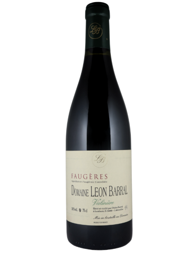 Wine Domaine Léon Barral Faugères Valinière 2019 Red