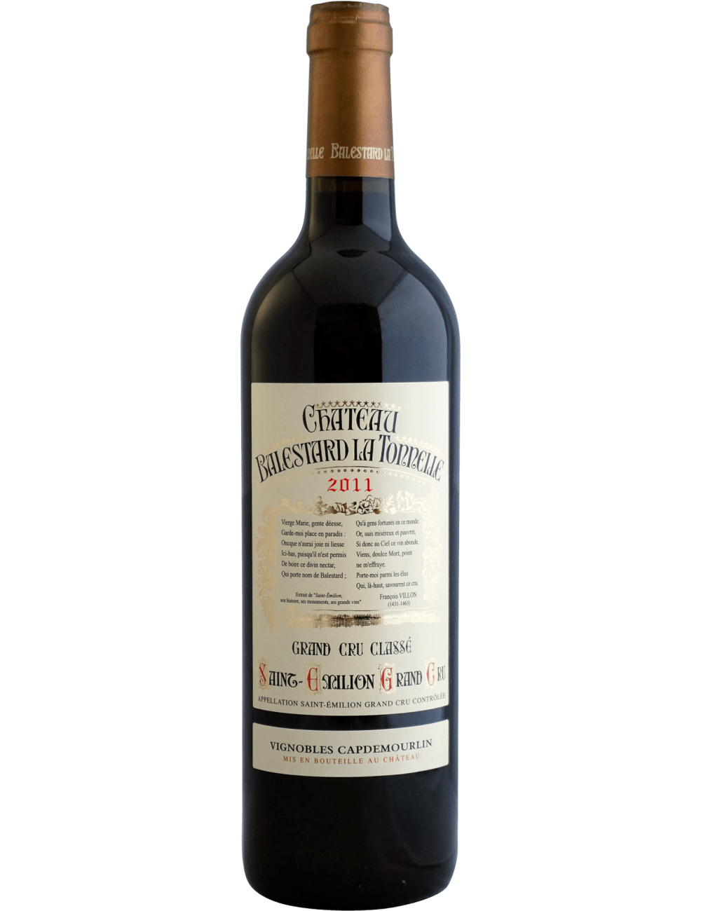 Wine Château Balestard La Tonnelle  2012 Red Vins de Bordeaux