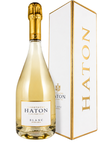 Wine Champagne Haton Blanc de Blancs Etui  White Champagne