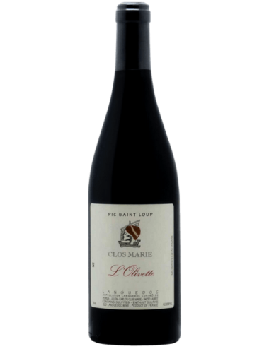 Wine Clos Marie Pic Saint-Loup Olivette 2020 Red 