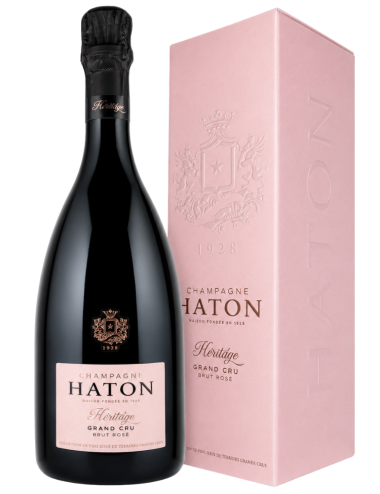 Wine Champagne Haton Rosé héritage avec étui   Champagne